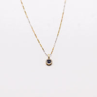 DIJE ZAFIRO CON BRILL