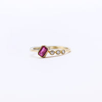 ANILLO RUBI 3 BRILLANE