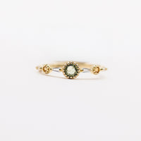 ANILLO PERIDOTY CITRINA