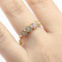 CH ROSETA ZAFIRO ROSA CON BRILL