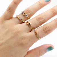 ANILLO CITRINA CON PERIDOT