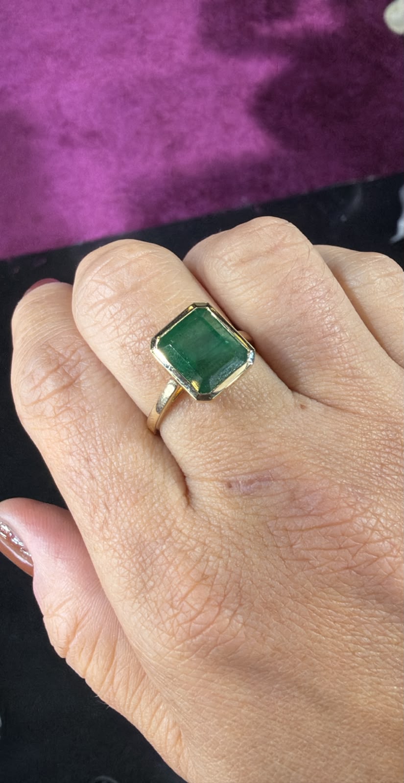 Anillo Rectangular Verde | Expo Miami, foto 1