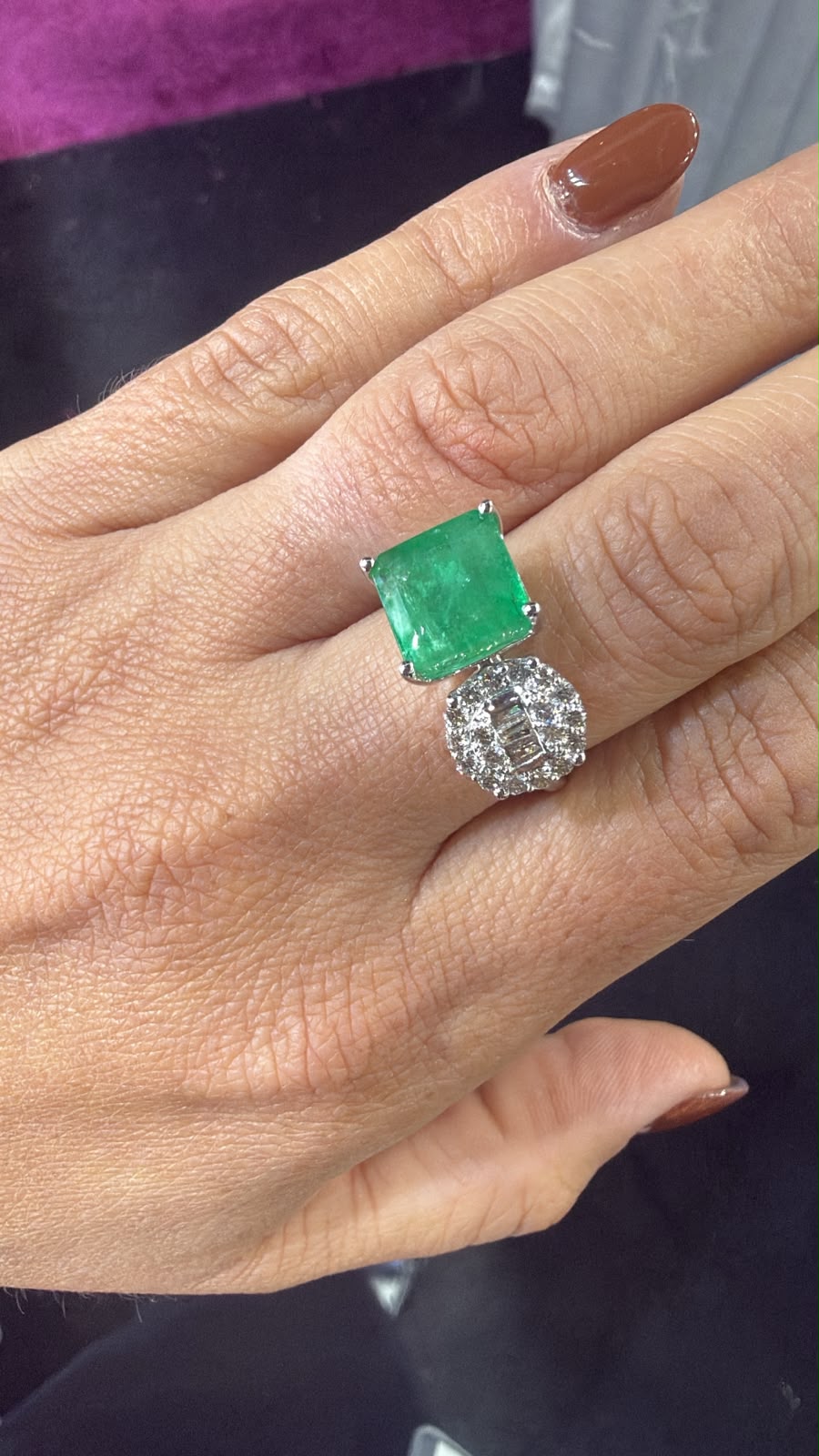 Anillo Doble Verde y Blanco | Expo Miami, foto 1