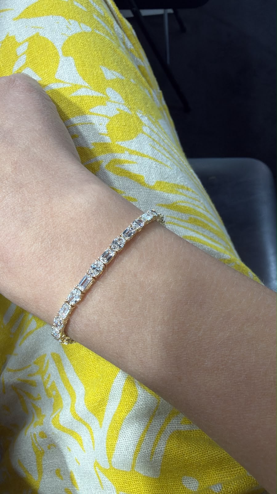 Pulsera Tennis Oro Amarillo 14K 7.5 ct | Expo Miami, foto 1