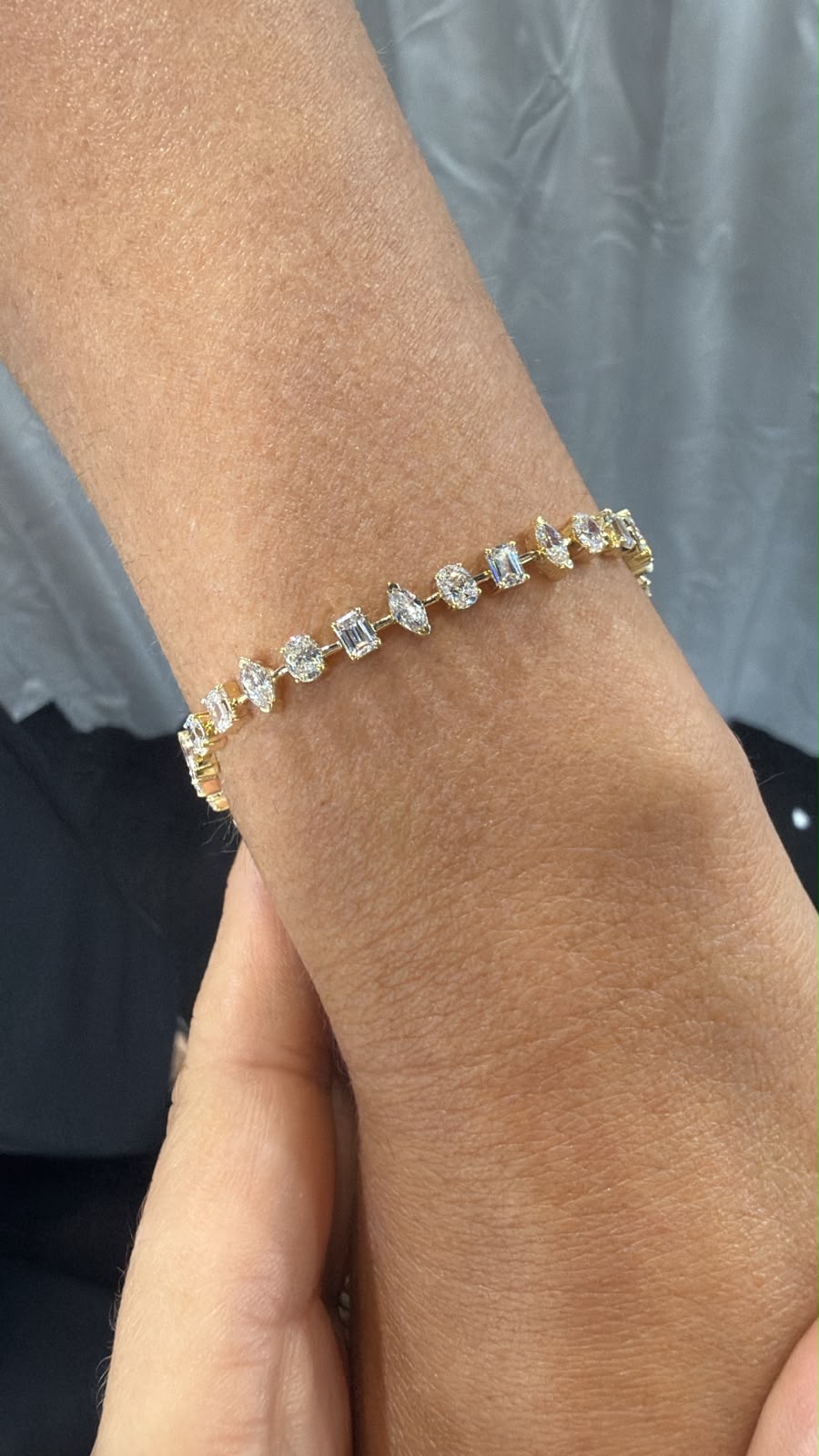 Pulsera Tennis en Oro Amarillo | Expo Miami, foto 1