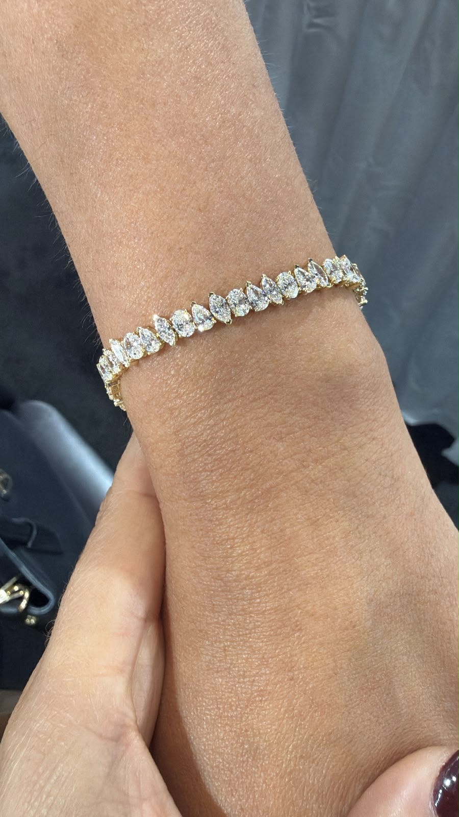 Pulsera Tennis de Diamantes 9.43 ct | Expo Miami, foto 1