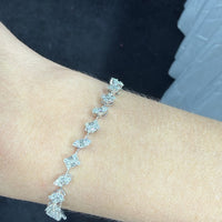 Pulsera Tennis Diamante Natural Oro 14K | Expo Miami, foto 1